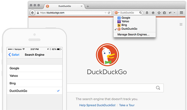 how to make duckduckgo your default browser